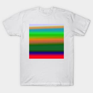 red blue green texture art T-Shirt